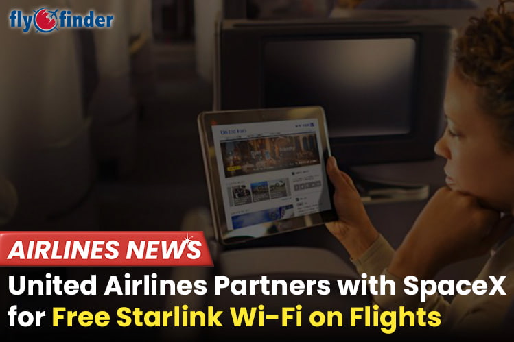 United Airlines Partners with SpaceX for Free Starlink Wi-Fi on Flights